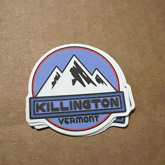 Killington Vermont Matte Finish PVC Removable Waterproof Decor Accent Sticker - Picture 4 of 9